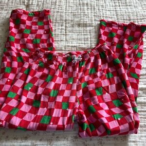 Checkered pajama pants